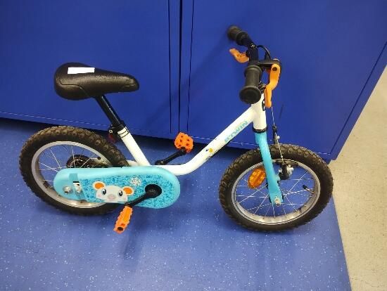 Bicicletă 14" 100 Arctic - produs resigilat - (SecondHand) Decathlon