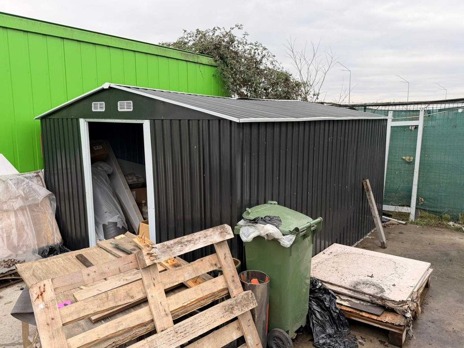 Casuta de gradina tabla otel 389 x 310 x 202 Vigor