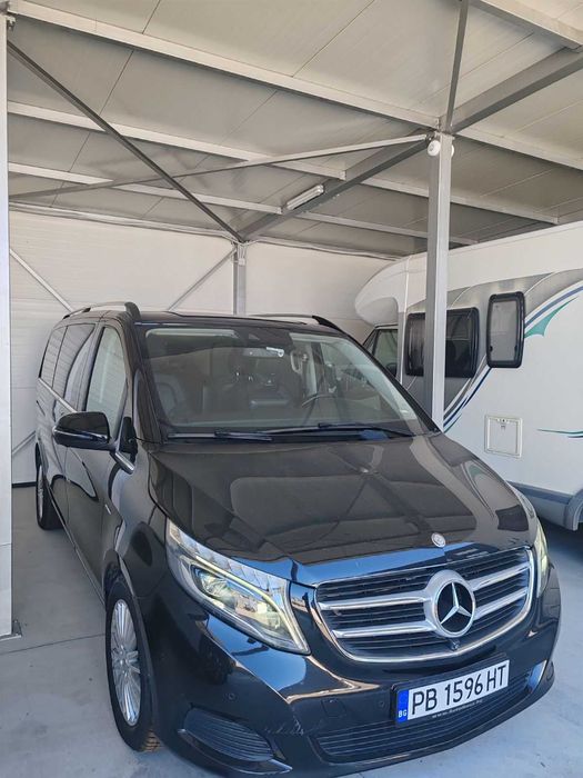 Пътнически бус под наем Mercedes V Class. Наем на 6+1 ван. Трансфери