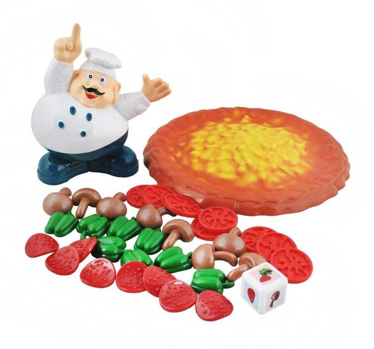 Детска игра за баланс "Балансирай пицата"