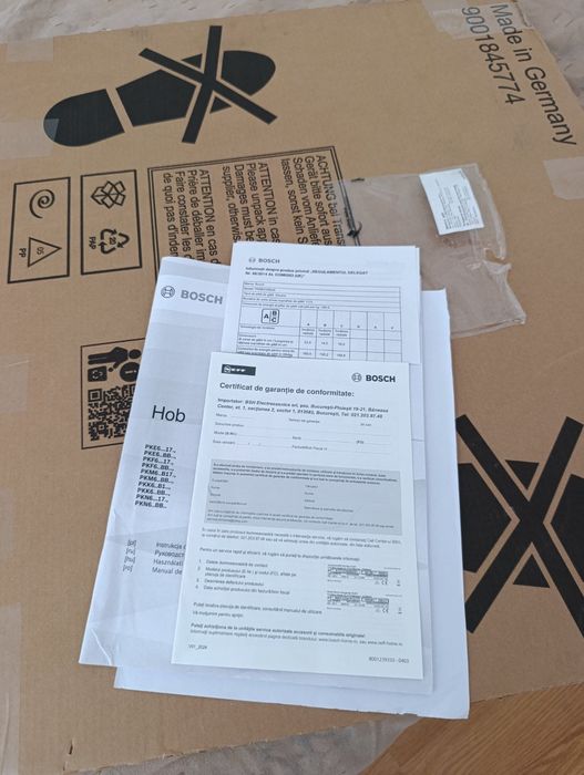 ЧИСТО НОВ Стьклокерамичен плот за вграждане BOSCH PKM631BB2E