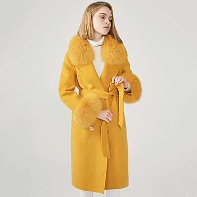 Palton Dama din Lână Cașmir - Palton Dama iarna-Paltoane Dama Elegante