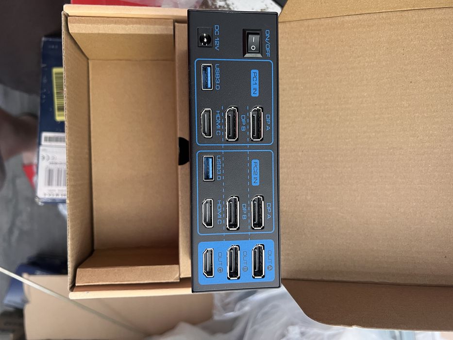 Професионален 4K HDMI KVM суич VPFET VP-SW232/ 2PC към 2 монитора