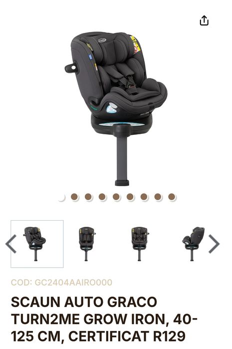 Scaun Auto Graco!
