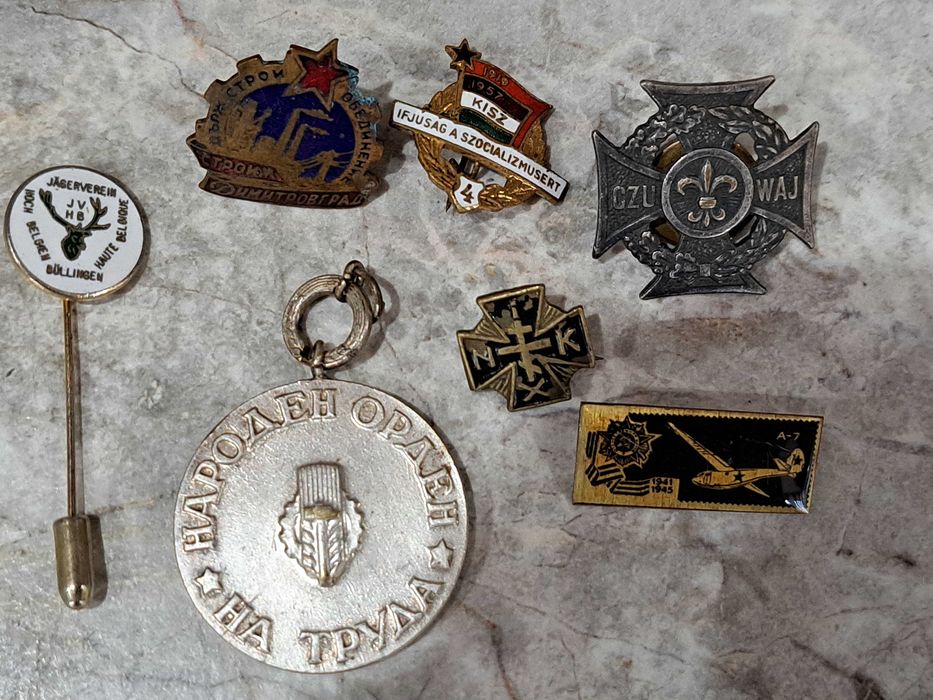 Лот редки значки и знаци