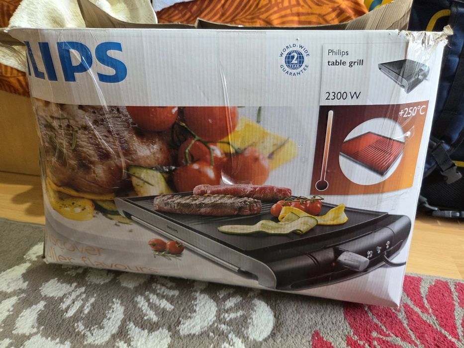 Gratar electric Philips HD4419, 2300 W, 37 x 30 cm