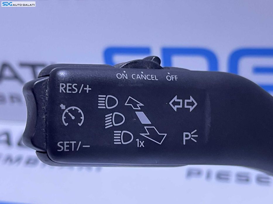 Ansamblu Maneta Manete Tempomat Pilot Automat Faza Lunga Scurta Semnalizare Stergatoare Skoda Superb 2 Berlina Sedan 2008 - 2015 Cod 1K5953502K 1K5953521AK