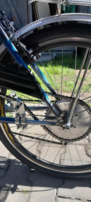 Bicicleta cu motor pe benzina de 100 cm