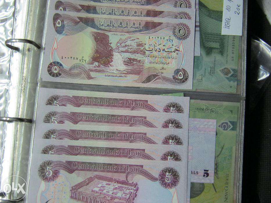 Colectie bancnote UNC,diverse tari.