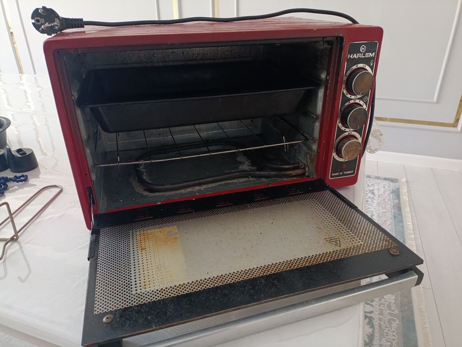 Настольная электропечь Asel красный