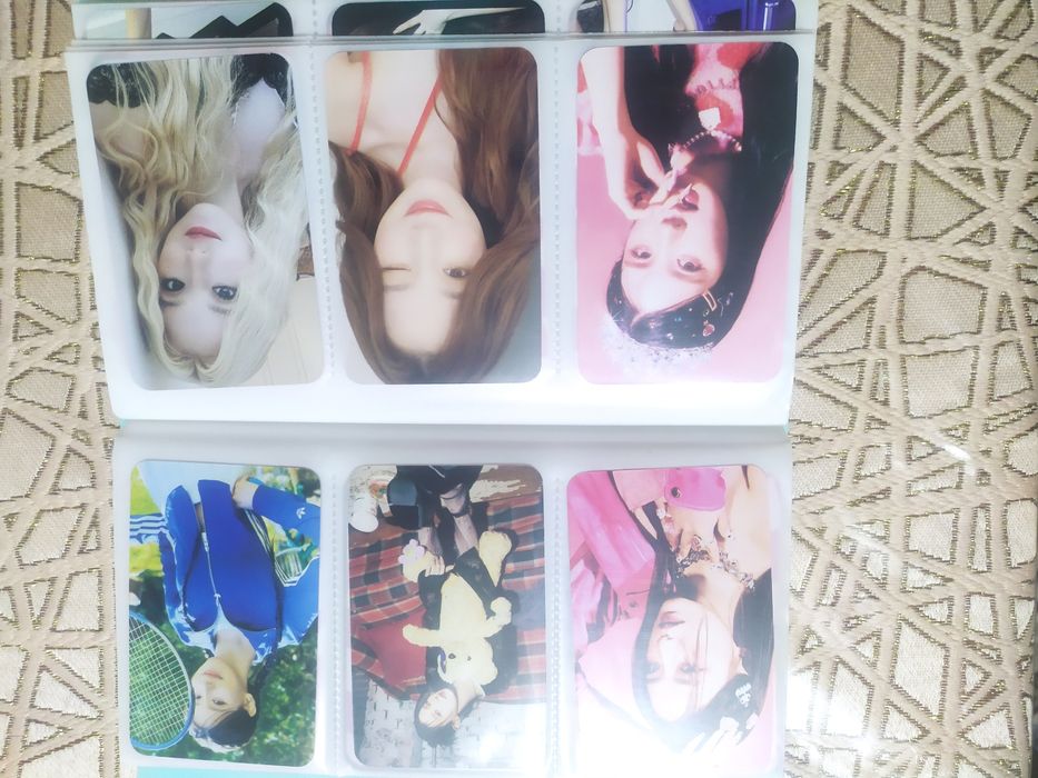 fotokarta(ive,attack on titan,lesserafim,g-idle,blackpink,skz,itzy)