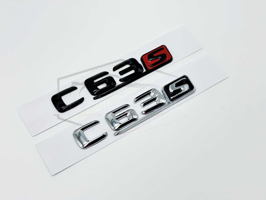 Mercedes C63 S – емблема бадж надписи