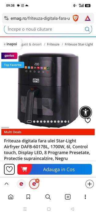 Air fryer - friteuză