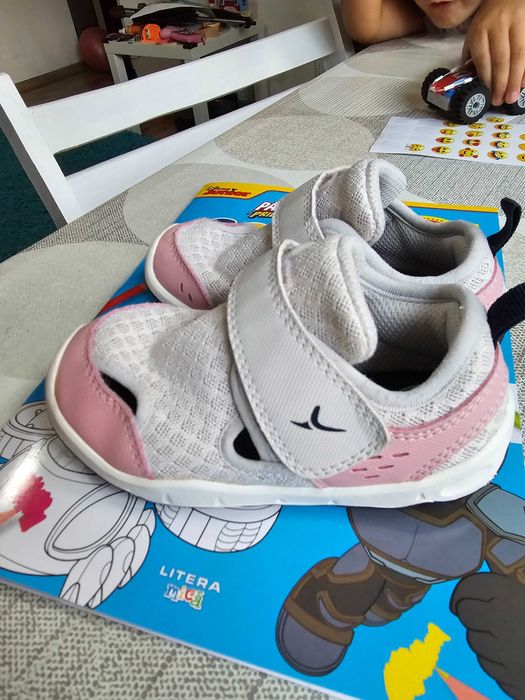 Adidasi talpa moale Domyos Decathlon marime 24 int 14.5 cm