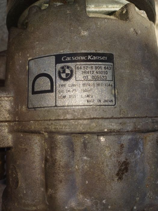 Compresor AC BMW E46 320D, 318D, X3 150 / 177 CP, cod 64526905643