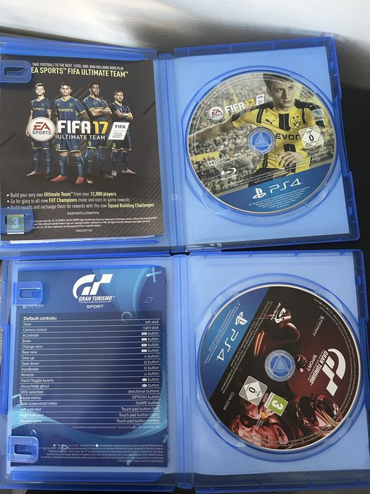 Playstation 4 Pro 1TB + 3 контролера, 4 игри на диск