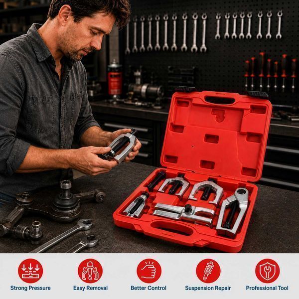 Комплект преси екстрактори за лагери, шарнирен болт gebo tools