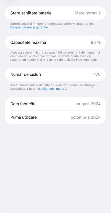 Vand urgent Iphone 16 plus 256 gb