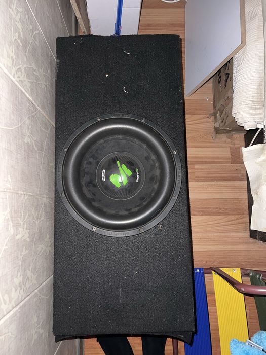 Сабвуфер 800/1600w + усилитель комплект