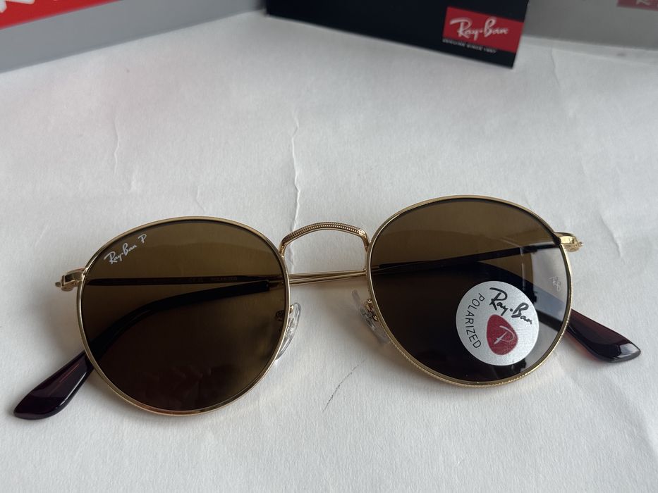 Ochelari de soare RAY BAN 3447 Round Metal Polarizati Noi