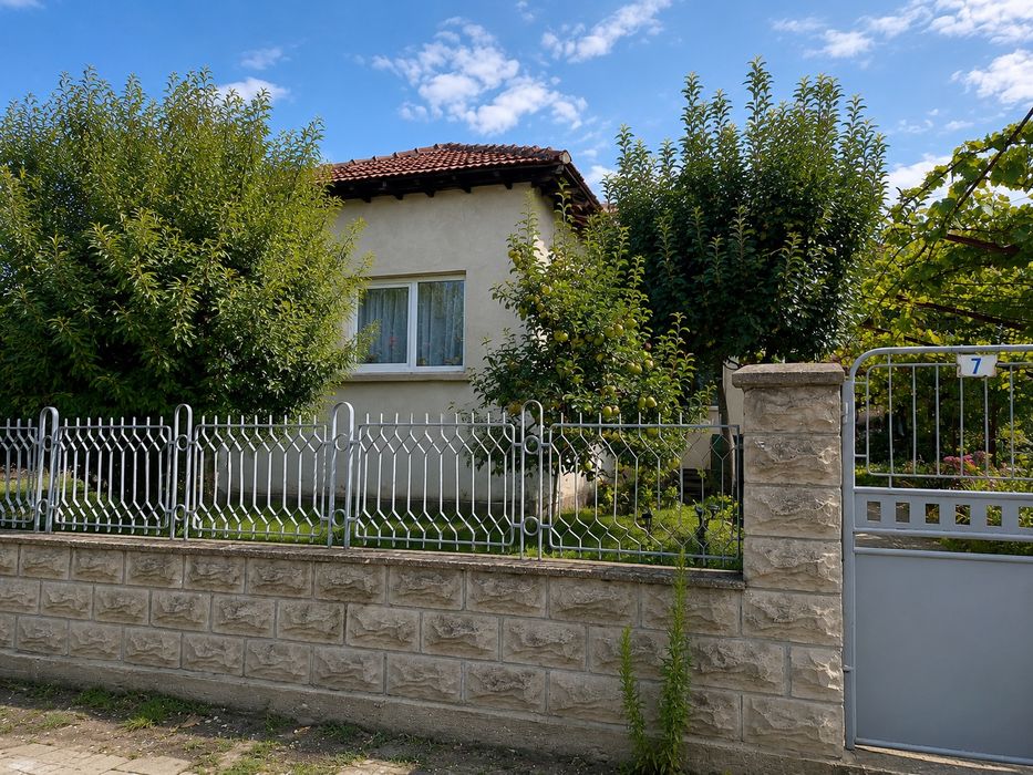 Къща 250 кв.м + кирпичена къща 200 кв.м, общ двор 2500 кв.м