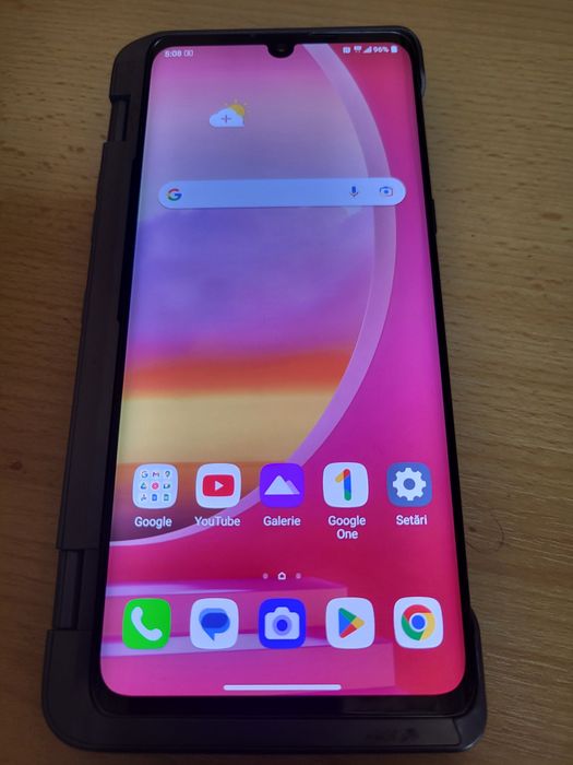 Telefon lg velvet 5 g dual screen 128 giga