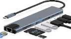 TYPE-C to HDTV 8in1