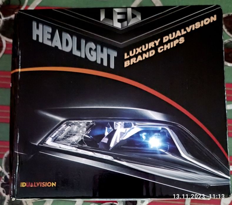 лед лампи Н-7 -75w комплекта-6000k