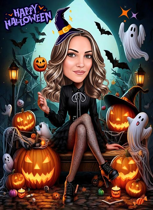 Дигитални Карикатури за Хелоуин