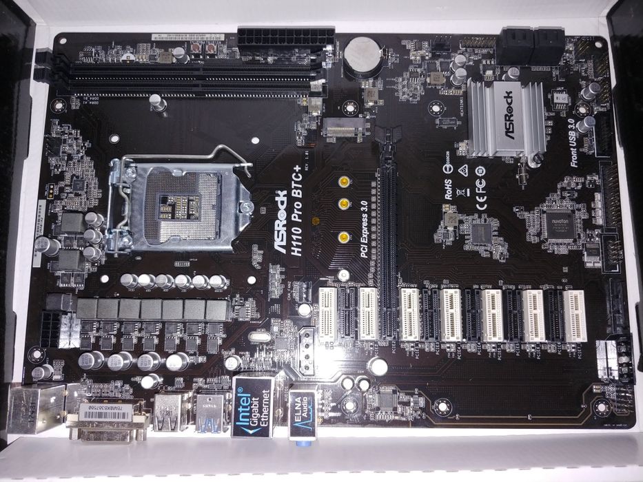 PRET FIX Placa de baza ASRock H110 Pro BTC+