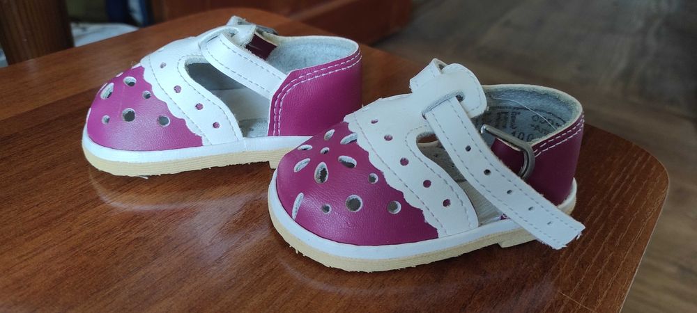 Сандалии кожа для девочки