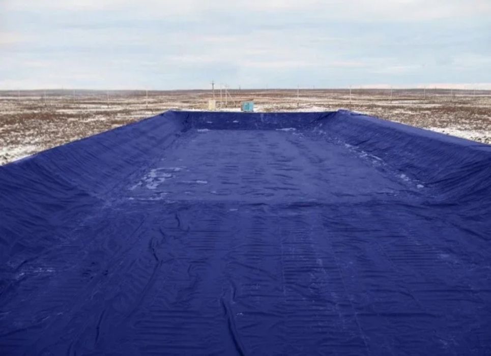 Монтаж  ( сварка ) геомембраны