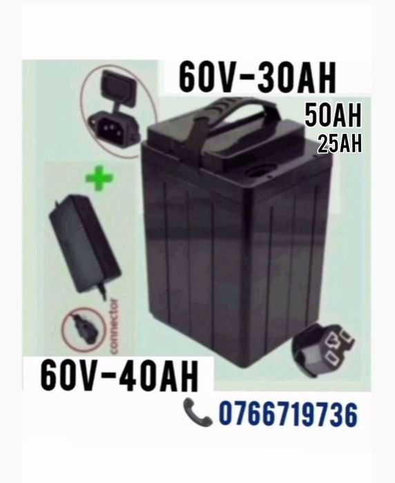 Baterie 60V-50Ah,40Ah30Ah,25Ah,15Ah Scuter,Triciclu
