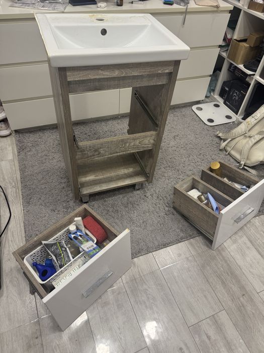 Раковина 50x40 + тумба