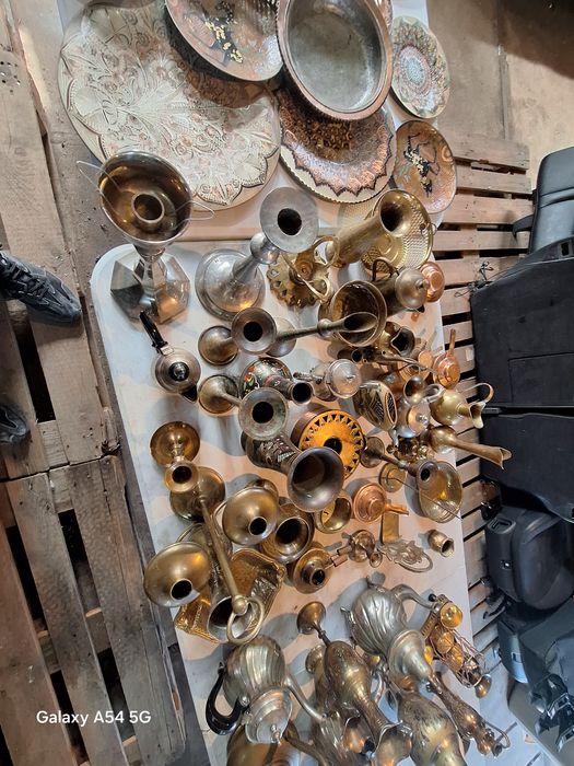 Голям лот Месингови и Медни съдове