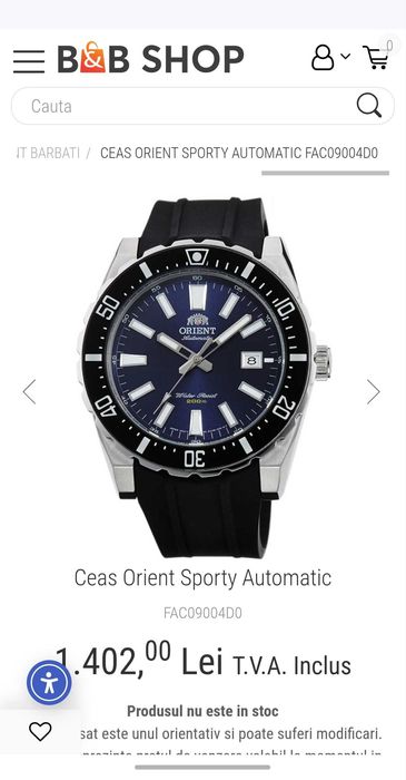 Ceas Automatic Orient Sporty impecabil