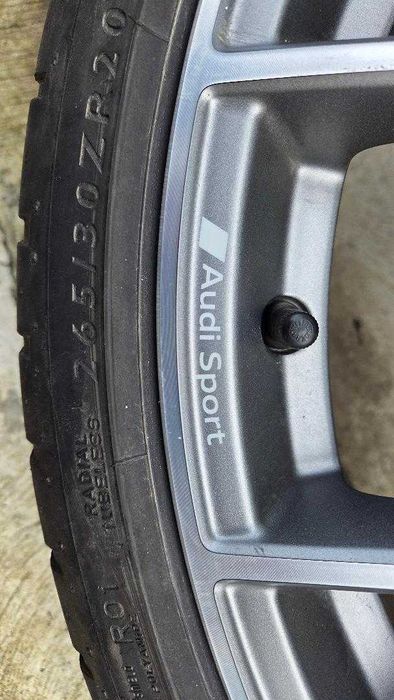 Jante originale Audi Sport R20 cu anvelope de vara Dunlop