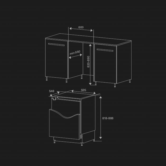 Встраиваемый мини - холодильник Hofmann