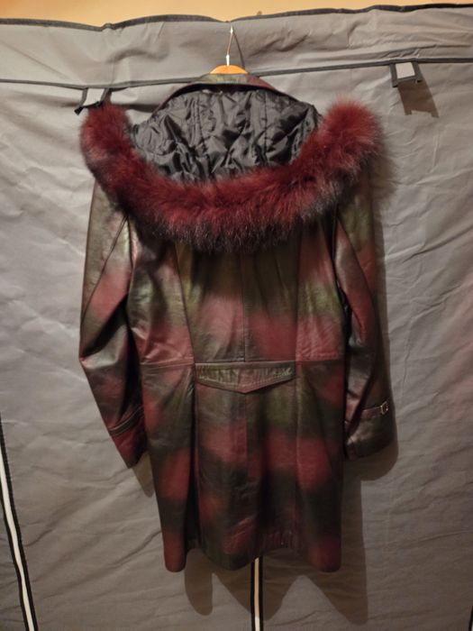 Haină din piele naturală Reveline