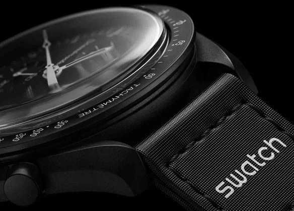 Ceas SWATCH X OMEGA MISSION To The Moon Moonphase Snoopy - Cronograf