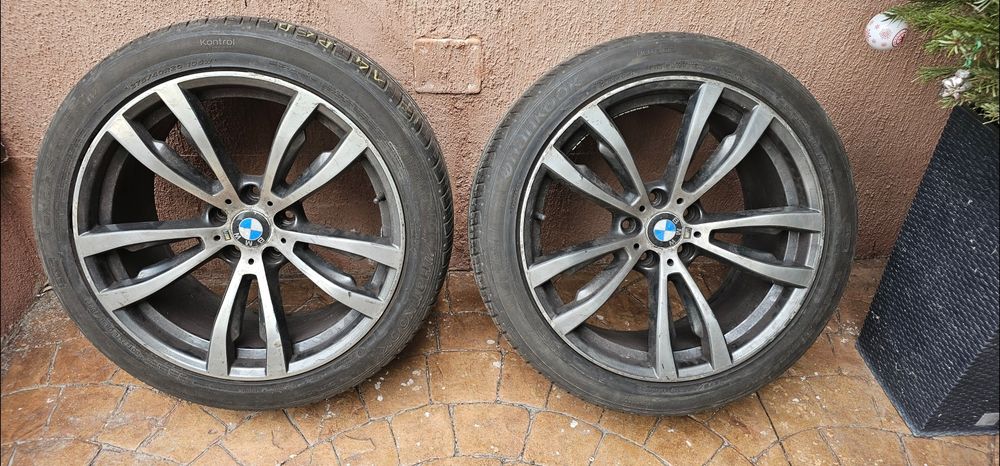 Set 4 jante BMW originale pe 20” cu anvelope Hankook – X5 E70