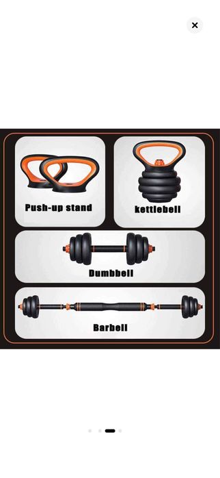 Gantere/bara impins la piept