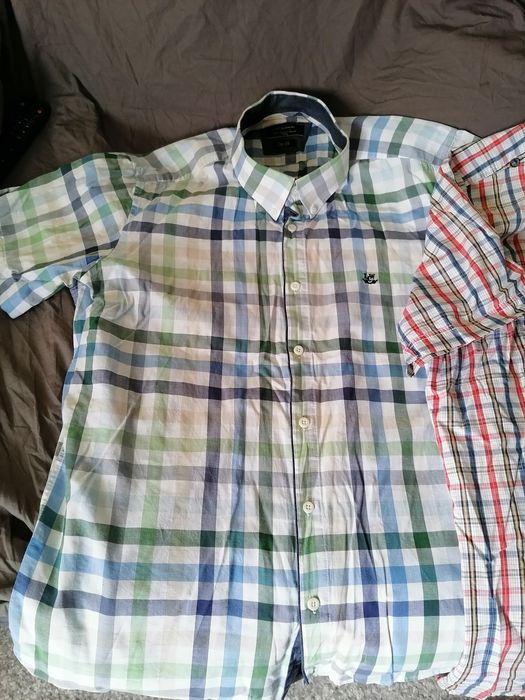 Мъжки маркови ризи XL и XXL. Camel, Masson's, Benetton, Celio, Tommy H