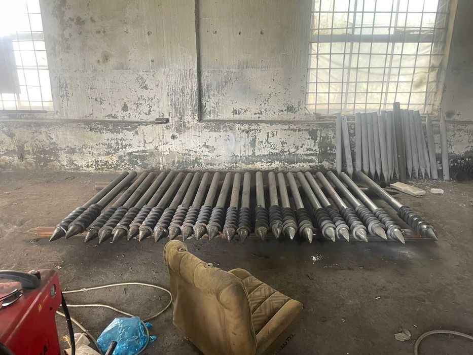 Винтовые сваи однолопастные многовитковое