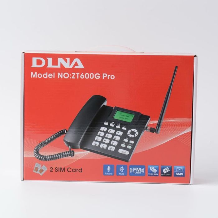 Стационарный Телефон GSM DLNA ZT600G PRO DUAL SIM 3 Месяц Гарантия