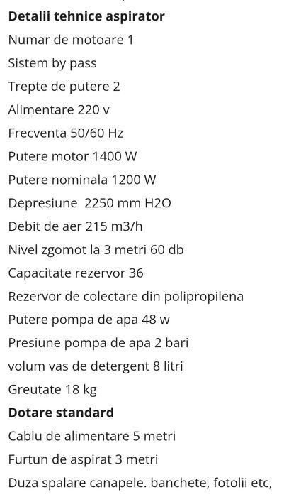 Aspirator injectie extractie