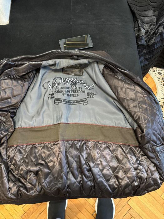 Geaca piele pilot Vanguard