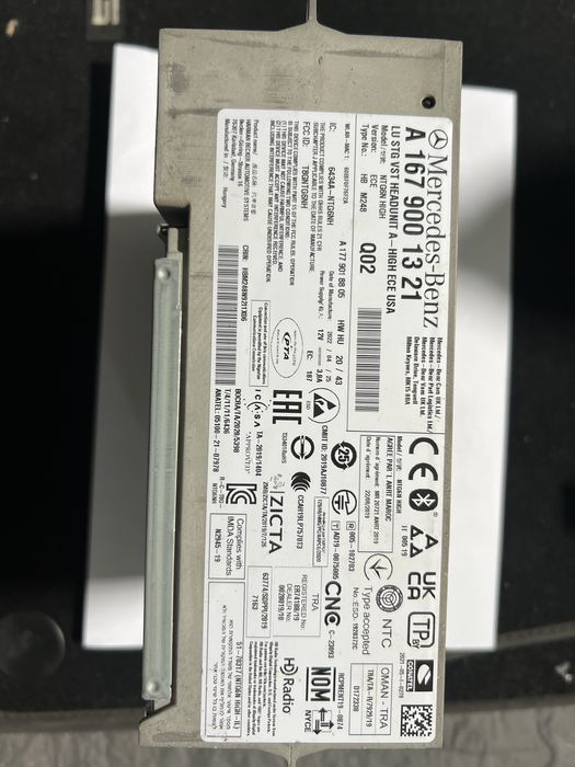 Comand command  navigatie Mercedes A1679001321 A1679002329