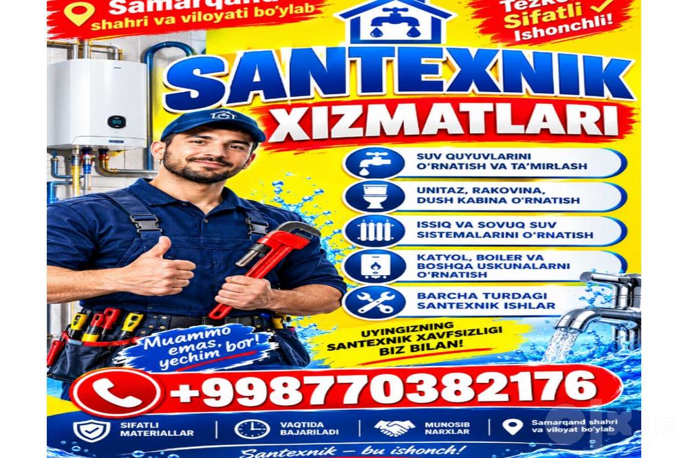 Santexnik samarqand 7/24