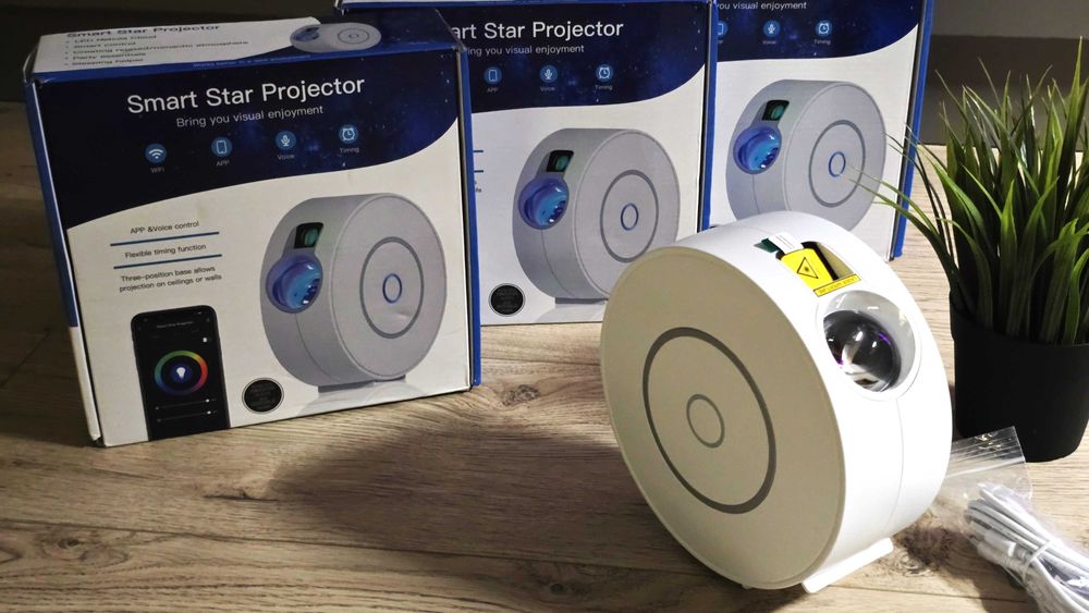 Lampa galaxie de stele cu laser SMART WiFi Google - BLACK FRIDAY